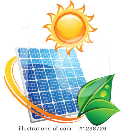 Solar Energy Clipart #1268726 by Vector Tradition SM