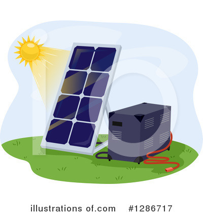 Royalty-Free (RF) Solar Energy Clipart Illustration by BNP Design Studio - Stock Sample #1286717