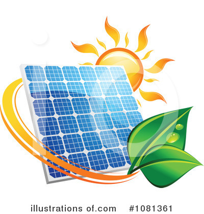 Solar Panels Clipart #1081361 by Vector Tradition SM