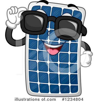 Royalty-Free (RF) Solar Panel Clipart Illustration by BNP Design Studio - Stock Sample #1234804
