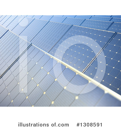 Solar Panels Clipart #1308591 by Mopic