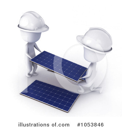 Royalty-Free (RF) Solar Panels Clipart Illustration by BNP Design Studio - Stock Sample #1053846