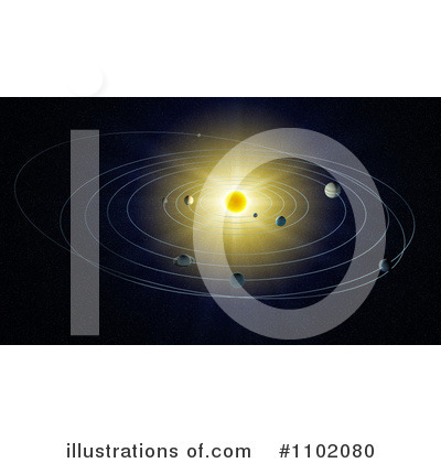 Solar System Clipart #1102080 by Mopic