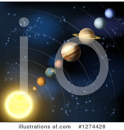 Solar System Clipart #1274428 by AtStockIllustration