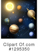 Solar System Clipart #1295350 by AtStockIllustration
