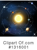 Solar System Clipart #1316001 by AtStockIllustration