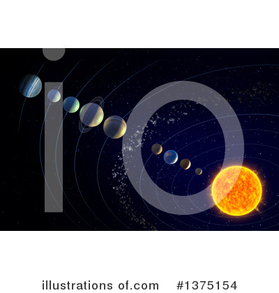 Solar System Clipart #1375154 by Mopic