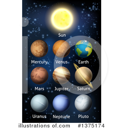 Royalty-Free (RF) Solar System Clipart Illustration by AtStockIllustration - Stock Sample #1375174