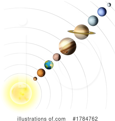 Solar System Clipart #1784762 by AtStockIllustration