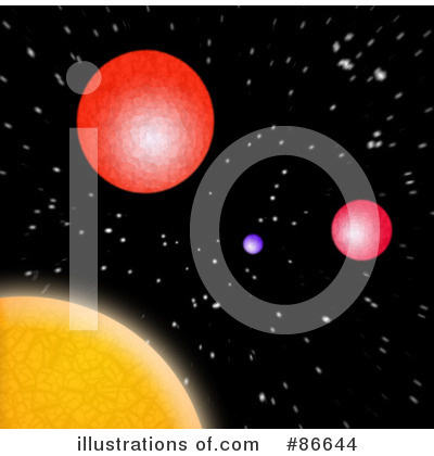 Royalty-Free (RF) Solar System Clipart Illustration by Arena Creative - Stock Sample #86644