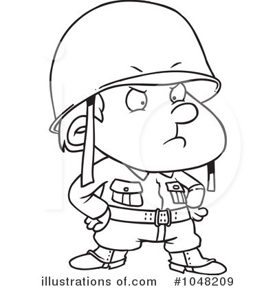 Army Clipart #1048209 by toonaday