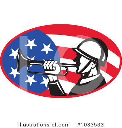 Royalty-Free (RF) Soldier Clipart Illustration by patrimonio - Stock Sample #1083533