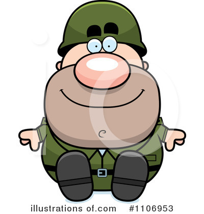 Royalty-Free (RF) Soldier Clipart Illustration by Cory Thoman - Stock Sample #1106953