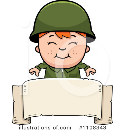 Royalty-Free (RF) Soldier Clipart Illustration by Cory Thoman - Stock Sample #1108343