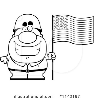 Royalty-Free (RF) Soldier Clipart Illustration by Cory Thoman - Stock Sample #1142197
