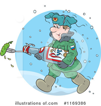 Royalty-Free (RF) Soldier Clipart Illustration by Alex Bannykh - Stock Sample #1169386