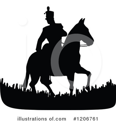 Royalty-Free (RF) Soldier Clipart Illustration by Prawny Vintage - Stock Sample #1206761