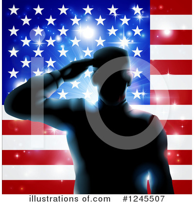 Royalty-Free (RF) Soldier Clipart Illustration by AtStockIllustration - Stock Sample #1245507
