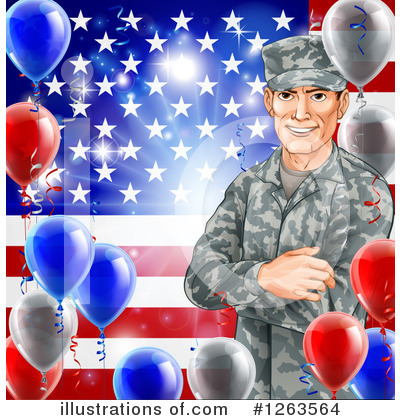 Soldier Clipart #1263564 by AtStockIllustration