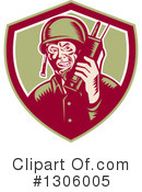 Soldier Clipart #1306005 by patrimonio