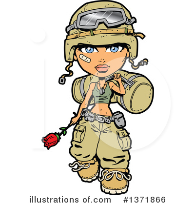 Woman Clipart #1371866 by Clip Art Mascots