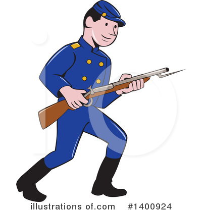 Royalty-Free (RF) Soldier Clipart Illustration by patrimonio - Stock Sample #1400924