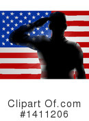 Soldier Clipart #1411206 by AtStockIllustration