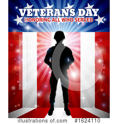 Veterans Day Clipart #1624110 by AtStockIllustration
