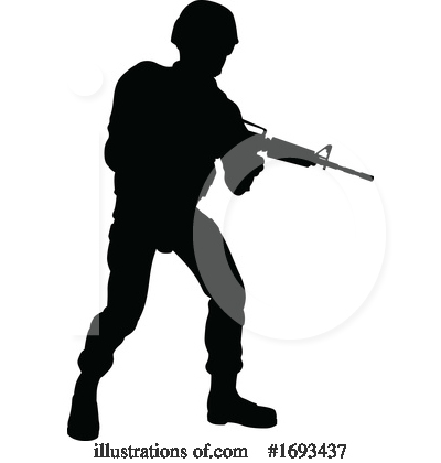 Royalty-Free (RF) Soldier Clipart Illustration by AtStockIllustration - Stock Sample #1693437