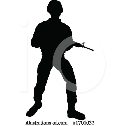 Royalty-Free (RF) Soldier Clipart Illustration by AtStockIllustration - Stock Sample #1701032