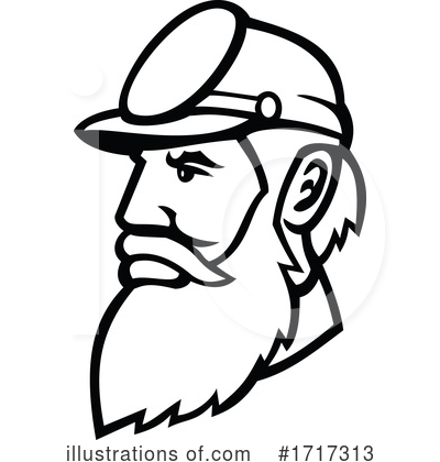 Royalty-Free (RF) Soldier Clipart Illustration by patrimonio - Stock Sample #1717313