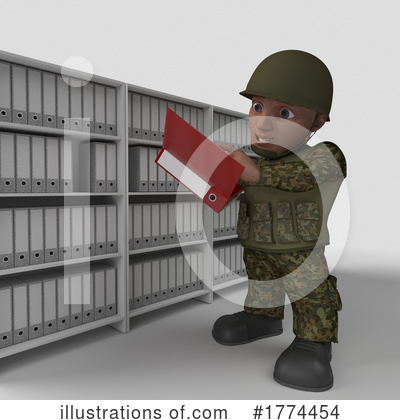 Royalty-Free (RF) Soldier Clipart Illustration by KJ Pargeter - Stock Sample #1774454