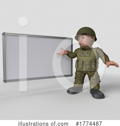 Royalty-Free (RF) Soldier Clipart Illustration by KJ Pargeter - Stock Sample #1774487