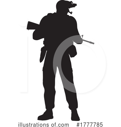 Royalty-Free (RF) Soldier Clipart Illustration by KJ Pargeter - Stock Sample #1777785
