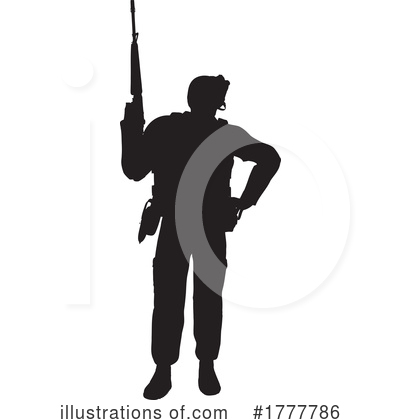 Royalty-Free (RF) Soldier Clipart Illustration by KJ Pargeter - Stock Sample #1777786