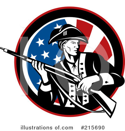 Royalty-Free (RF) Soldier Clipart Illustration by patrimonio - Stock Sample #215690