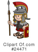 Soldier Clipart #24471 by AtStockIllustration