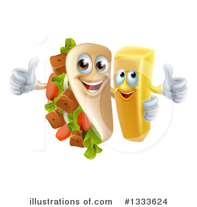 Sandwich Clipart #1333624 by AtStockIllustration