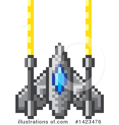 Royalty-Free (RF) Spaceship Clipart Illustration by AtStockIllustration - Stock Sample #1423476