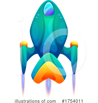 Space Ship Clipart #1754011 by Vector Tradition SM