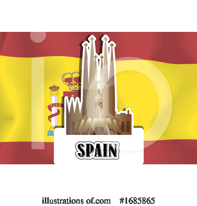 Spanish Flag Clipart #1685865 by Morphart Creations