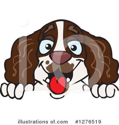 Royalty-Free (RF) Spaniel Clipart Illustration by Dennis Holmes Designs - Stock Sample #1276519