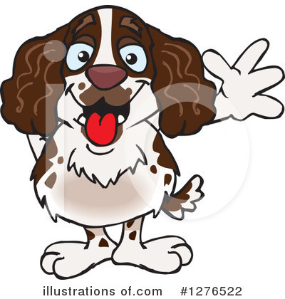 Royalty-Free (RF) Spaniel Clipart Illustration by Dennis Holmes Designs - Stock Sample #1276522