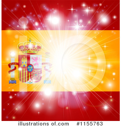 Royalty-Free (RF) Spanish Flag Clipart Illustration by AtStockIllustration - Stock Sample #1155763