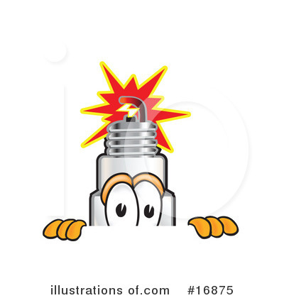 Spark Plugs Clipart #16875 by Mascot Junction