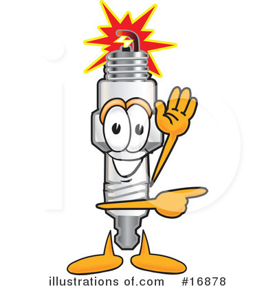 Spark Plugs Clipart #16878 by Mascot Junction