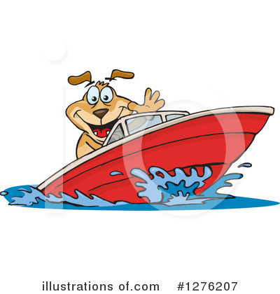 Royalty-Free (RF) Sparkey Dog Clipart Illustration by Dennis Holmes Designs - Stock Sample #1276207