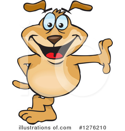 Sparkey Dog Clipart #1276210 by Dennis Holmes Designs