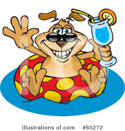 Royalty-Free (RF) Sparkey Dog Clipart Illustration by Dennis Holmes Designs - Stock Sample #65272