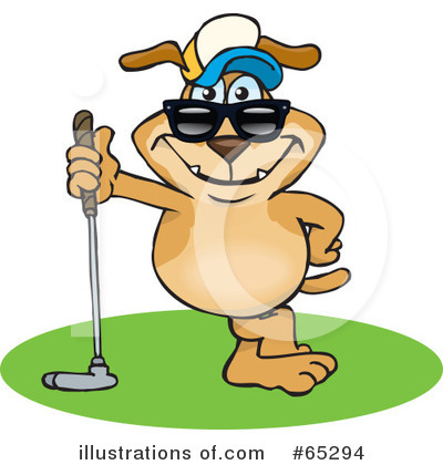 Golf Clipart #65294 by Dennis Holmes Designs